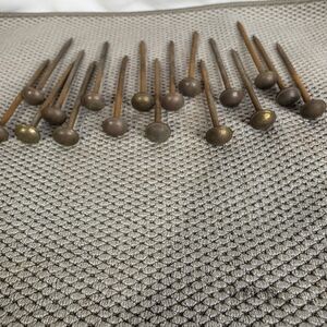 Antique Brass Nailhead Trim Set